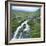 Stream Rushing over Rocks in a Wet Misty Environment, Estoroy Island, Faroe Islands, Denmark-David Lomax-Framed Photographic Print