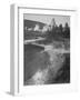 Stream Winding Back Toward Geyser "Central Geyser Basin Yellowstone NP" Wyoming 1933-1942-Ansel Adams-Framed Art Print