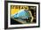 Streamline Train-Brian James-Framed Premium Giclee Print