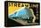 Streamline Train-Brian James-Framed Stretched Canvas