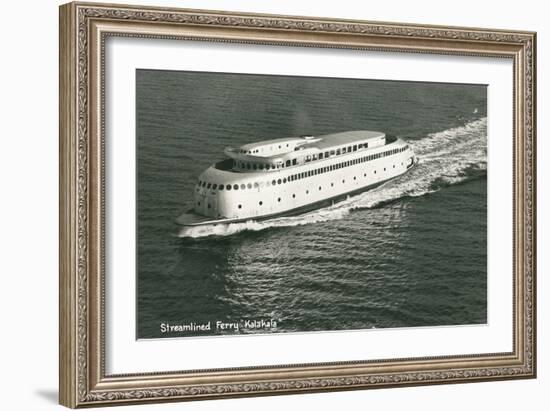 Streamlined Ferry, Kalakala-null-Framed Art Print