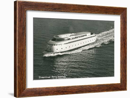 Streamlined Ferry, Kalakala-null-Framed Art Print