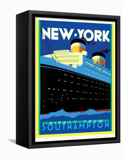 Streamliner NY-Brian James-Framed Stretched Canvas