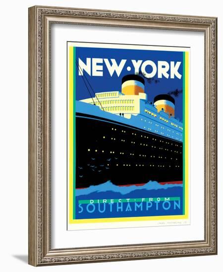 Streamliner NY-Brian James-Framed Art Print