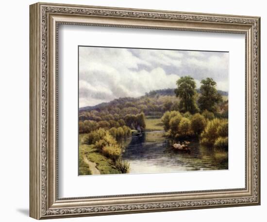 Streatley Reach-Alfred Robert Quinton-Framed Giclee Print