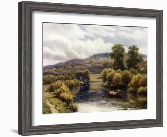 Streatley Reach-Alfred Robert Quinton-Framed Giclee Print