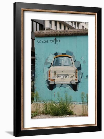 Strecht of the Berlin Wall in Potsdamer Square. Berlin. Germany-null-Framed Giclee Print