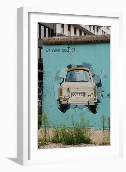 Strecht of the Berlin Wall in Potsdamer Square. Berlin. Germany-null-Framed Giclee Print