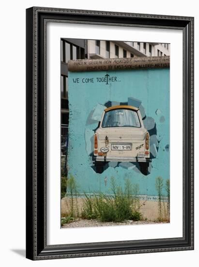 Strecht of the Berlin Wall in Potsdamer Square. Berlin. Germany-null-Framed Giclee Print