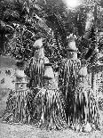 Masks Possessing Magical Qualities, Bismarck Archipelago, Papua New Guinea, 1920-Strecker and Schroder-Framed Premier Image Canvas