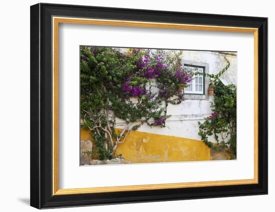 Street Along Obidos, Leiria, Portugal-Julie Eggers-Framed Photographic Print