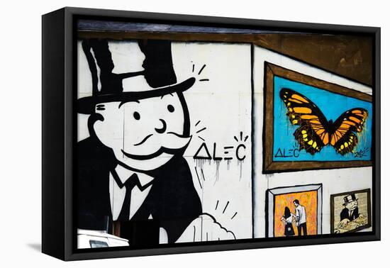 Street Art - Alec - Manhattan - New York - United States-Philippe Hugonnard-Framed Premier Image Canvas