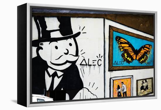 Street Art - Alec - Manhattan - New York - United States-Philippe Hugonnard-Framed Premier Image Canvas