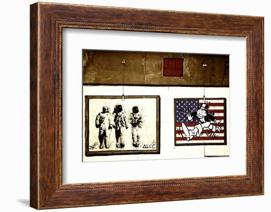 Street Art - Alec - Manhattan - New York - United States-Philippe Hugonnard-Framed Photographic Print