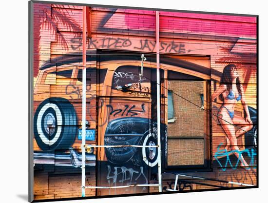 Street Art, Graffiti, Philadelphia, Pennsylvania, United States-Philippe Hugonnard-Mounted Photographic Print