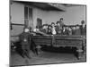 Street Boys Playing Billiards at the Boys Club Photograph - New Haven, CT-Lantern Press-Mounted Art Print