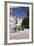 Street Cafe, St. Johann Church, Donaueschingen, Black Forest, Baden Wurttemberg, Germany-Markus Lange-Framed Photographic Print