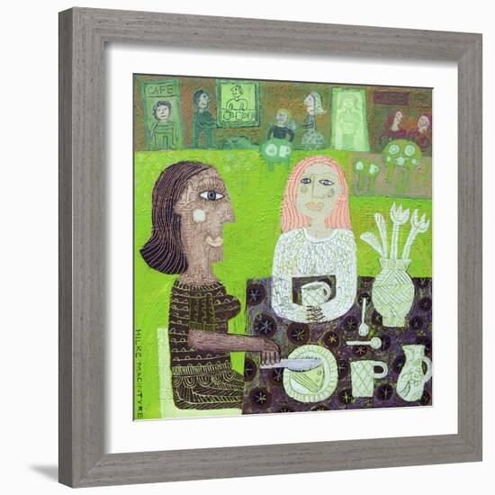 Street Cafe-Hilke Macintyre-Framed Giclee Print