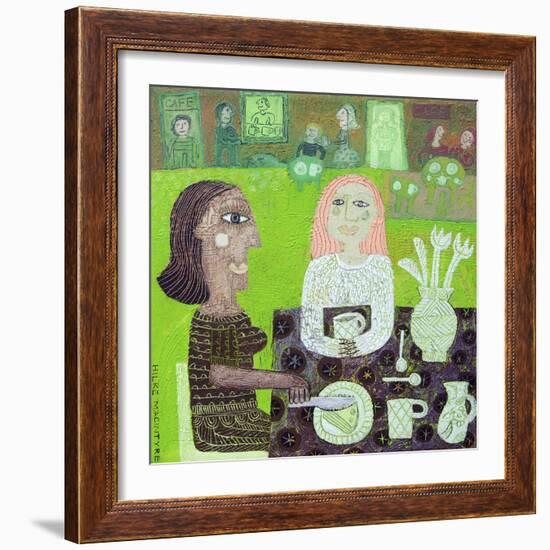 Street Cafe-Hilke Macintyre-Framed Giclee Print