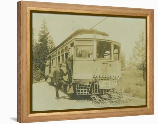 Street Car (Undated)-null-Framed Premier Image Canvas