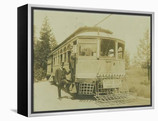 Street Car (Undated)-null-Framed Premier Image Canvas