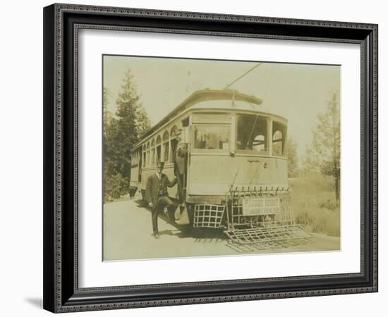 Street Car (Undated)-null-Framed Giclee Print