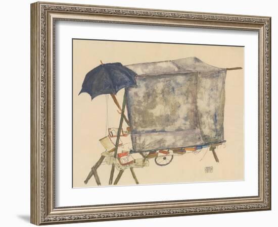 Street Cart, 1914-Egon Schiele-Framed Giclee Print