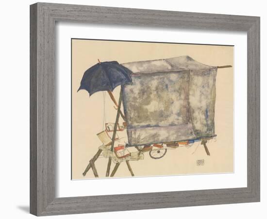 Street Cart, 1914-Egon Schiele-Framed Giclee Print