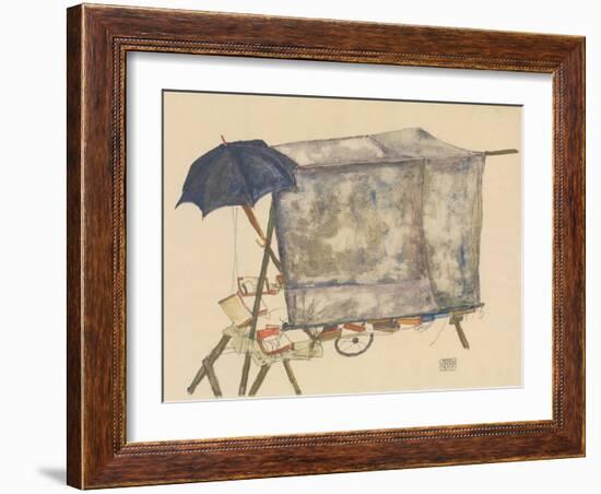 Street Cart, 1914-Egon Schiele-Framed Giclee Print