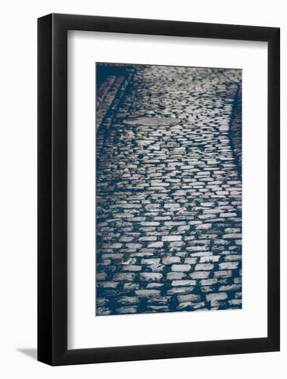 Street, cobblestones-Jule Leibnitz-Framed Photographic Print