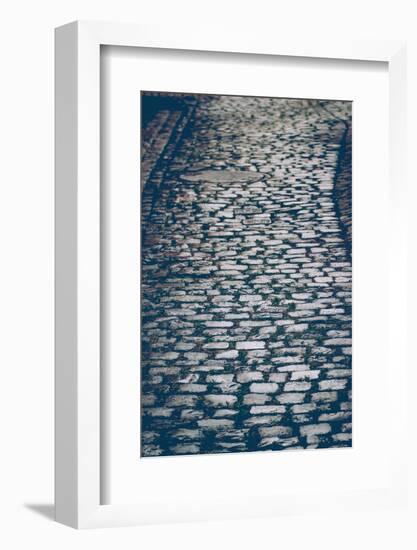 Street, cobblestones-Jule Leibnitz-Framed Photographic Print