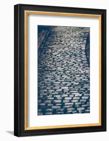 Street, cobblestones-Jule Leibnitz-Framed Photographic Print