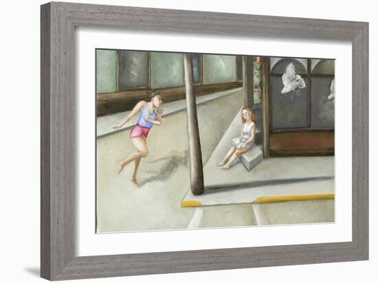 Street Corner Annunciation, 2006-Caroline Jennings-Framed Giclee Print