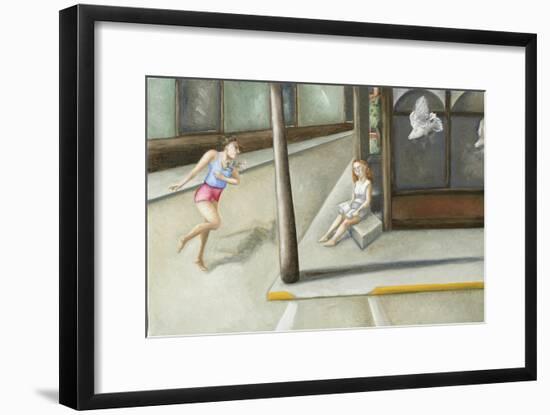 Street Corner Annunciation, 2006-Caroline Jennings-Framed Giclee Print