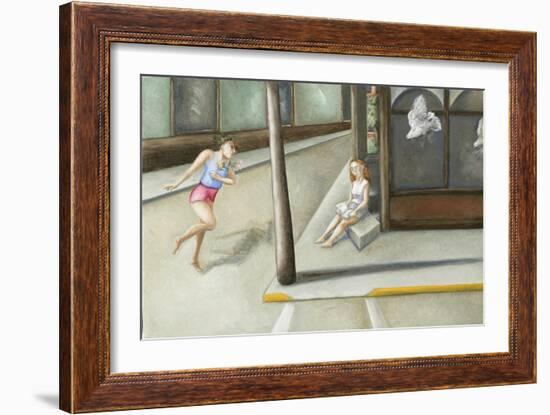 Street Corner Annunciation, 2006-Caroline Jennings-Framed Giclee Print