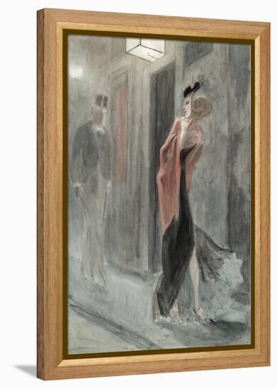 Street Corner, Four in the Morning (Parodie Humain)-Félicien Rops-Framed Premier Image Canvas