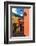 Street Corner, Old San Juan, Puerto Rico-George Oze-Framed Photographic Print