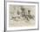 Street Dogs Barking at a Dancing Bear and His Keeper in Constantinople-null-Framed Giclee Print