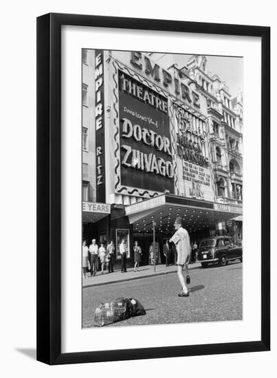 Street Entertainer-null-Framed Photographic Print