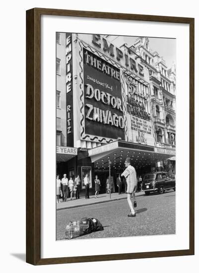 Street Entertainer-null-Framed Photographic Print