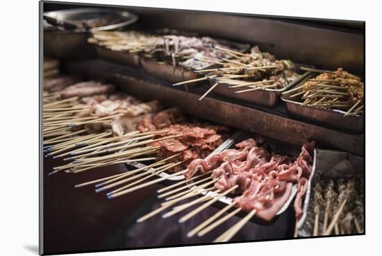 Street food in Chinatown at night, Kuala Lumpur, Malaysia, Southeast Asia, Asia-Matthew Williams-Ellis-Mounted Photographic Print