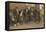 Street Gang of Cigarette Smoking Youths in Springfield, Ma. 1916-null-Framed Stretched Canvas