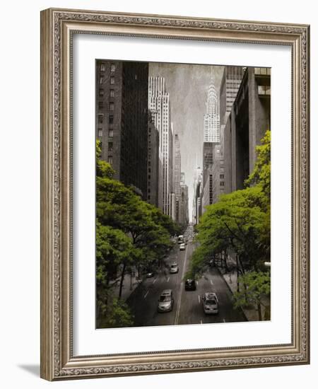 Street Greens-Jace Grey-Framed Photo