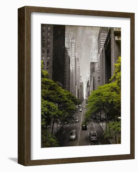 Street Greens-Jace Grey-Framed Photo