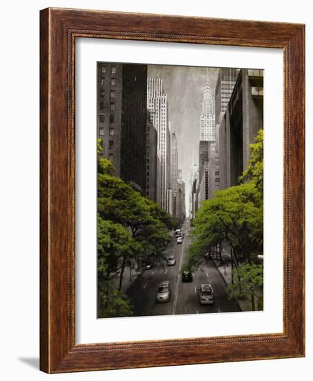 Street Greens-Jace Grey-Framed Photo