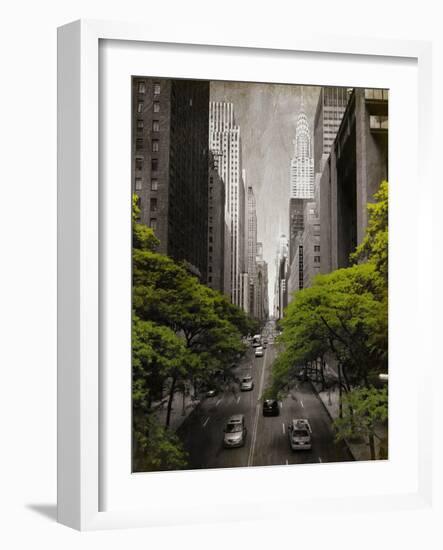 Street Greens-Jace Grey-Framed Photo