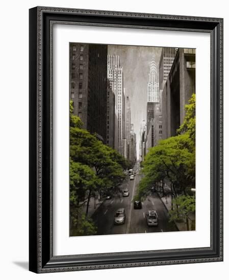 Street Greens-Jace Grey-Framed Photo