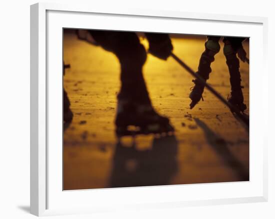 Street Hockey-Lee Kopfler-Framed Photographic Print