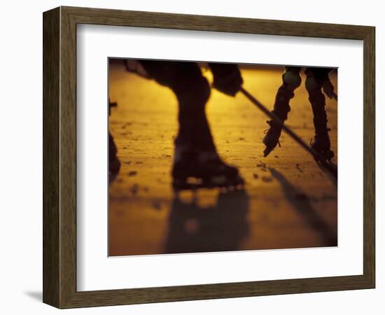 Street Hockey-Lee Kopfler-Framed Photographic Print