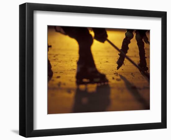 Street Hockey-Lee Kopfler-Framed Photographic Print